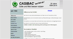 Desktop Screenshot of casibac.ch